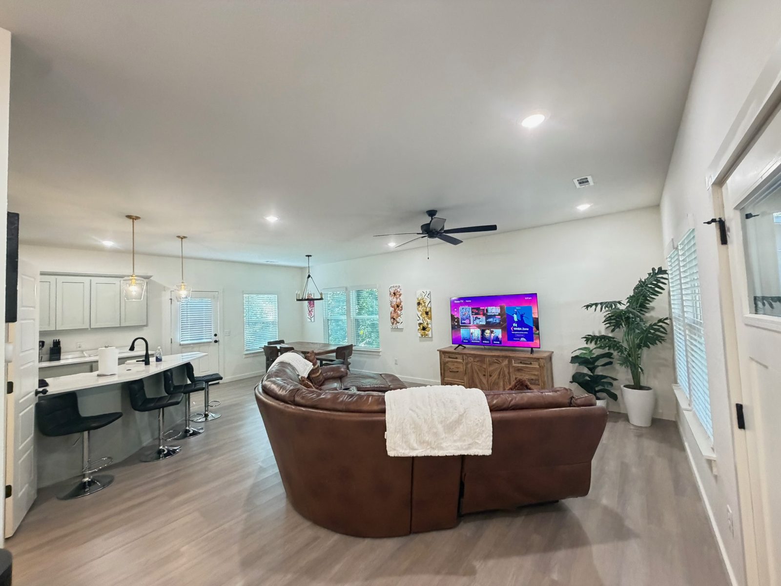 Open living room