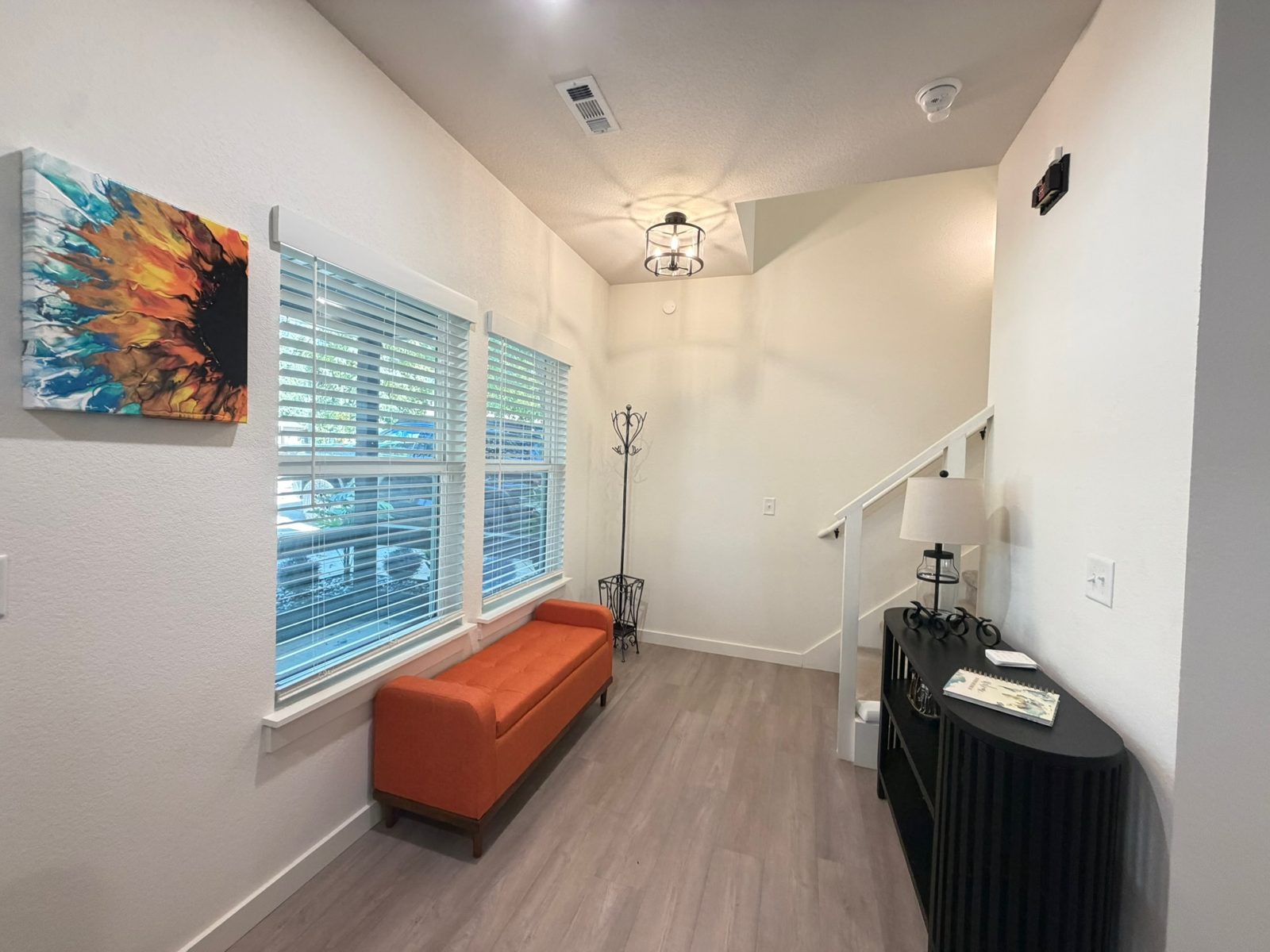 Entry hallway and staircase